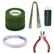 30 Yards Floral Tape Wire Cutter Double Sided Tape Floral Stem Wire Floral Wire