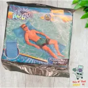 Blue Pool Air Mat Pool Raft 7 Ft Swimming Float N Roll Bestway H20Go NEW