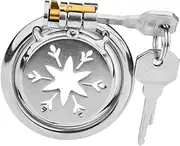 Chastity Device Chastity Cage With Invisible Lock Chastity Cage Penis Cage Sex Metal Chastity Cage Flat Cage For Male 55Mm