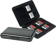 Durable Waterproof Memory Card Case - Protective Holder Box for Micro SD, SDXC, SDHC, TF Cards - Compact, Shockproof & Corrosion-Resistant - Holds Up to 8 Cards