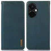 Phone Case for OnePlus Nord CE 3 Lite 5G/Nord N30 5G Nappa Texture Genuine Phone Wallet Cover Stand