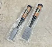 NOS new Japanese Wood Chisel Set 2 Piece Tools For Woodworking 18mm 30mm