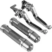 Motorcycle CNC Brake Clutch Levers Handlebar Knobs Handle Hand Grip Ends for H&onda CBR650F / CB650F 2014 2015 2016 2017 2018 Brake (Color : 6)