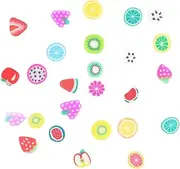 SAFIGLE 5000Pcs Fruit Slice Nail Stickers DIY Nail Decoration for Nail Art Colorful Fruit Shapes for Adults for Nail Art Supplies and Craft Projects