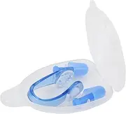 Snorkeling Gear Anti Snoring Devices Loop Earplugs Swimmers Ear Plugs Macks Earplugs for Diving Surfing Sports (Blue)