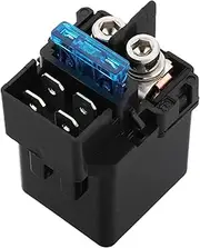 ULTECHNOVO Engine Starter Relay for Reliable Solenoid Relay for Motorcycle Maintenance Durable Construction for Versatile Repair Needs High Compatibility with Various Models Black Finish