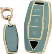 Smart Remote Protective Car Key Case Key Fob Holder Keychain Fit for Mitsubishi
