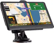 GPS Navigation for Car, Latest 2024 Map,7 inch Touch Screen Real Voice Spoken Tu