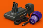 Dyson V10 Replacement Battery & Fast Charger + HEPA Post Filter Bundle (Compatible)