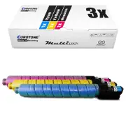 3x Toner for Ricoh Mp C3300AD C2800AD C3501 C3300spf C3001 C2800spf 841125 Cmy