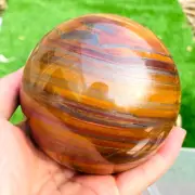 1458g Large Natural Colorful Tiger Eye Sphere Crystal Ball Chakra Energy Healing