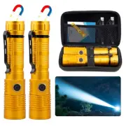 Small Tactical Flashlights High Lumens - 1500 Meters Long Beam Super Bright L...