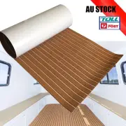 Boat Decking Flooring Sheet EVA Foam Marine Faux Teak Self-adhesive Light Brown