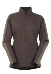 Kerrits In Tandem Fleece Half Zip-XL-Walnut