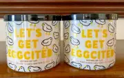2 Bath & Body Works LET'S GET EGGCITED Marshmallow Fluff 3 Wick Candle 14.5 oz