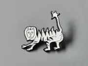 Cartoon Liger Tiger Lion Metal Enamel Lapel Hat Pin