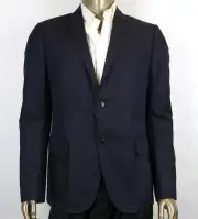 Gucci Men's Blue Cotton/Wool/Mohair Dylan'60 Selvage Jacket 2 Button 295439 4440