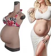 [Oppaionaho] Transgender Breastplate Silicone Fake Pregnant Belly 3 6 9 Months for Movie Props Cosplay Transvestite Shemale