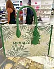 Michael Kors Medium Tote Crossbody Handbag Bag Purse Shoulder Fern Green Multi
