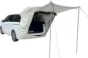 Fancemot SUV Tailgate Tent with Awning Shade, Roof Canopy and Poles, Waterproof Car Tent for Outdoor Travel, Fit for Universal MPVs CUVs Van