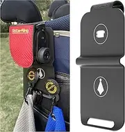 SisterAling Metal Landing Pads for Golf Bags, Magnetic Towels and Rangefinder Straps - Keeping Devices Within Reach While Golfing - Essential Accessories and Gifts for Men
