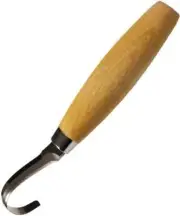 Morakniv Wood Carving Whittling Hook Knife Left Handed Stainless Leather Sheath