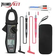 ES Stock AC DC Digital Clamp Meter Multimeter Pinza Amperimetrica True RMS High Precision Capacitance NCV Ohm Hz Tester
