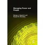 MANAGING POWER AND PEOPLE