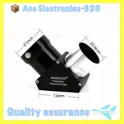2" Diagonal Mirror Star Mirror Telescope 90 Degree HR for Telescope Lens