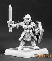 Reaper Warlord 14379 Dwarven Shieldmaiden Dwarf Paladin