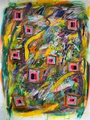Original Painting 24" x 18" " Comet" by the artist HIM