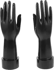 DRESSOOS 2pcs Hand Model Props Brace Desktop Stand Jewlery Holder Ring Holder Vertical Trinket Stand Tabletop Jewelry Holder Ring Display Hand Model Ring Accessories White Polyethylene (pe)