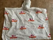 Brand New Dunkin Donuts Rain Poncho