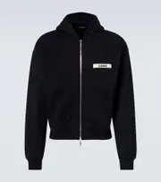 [Jacquemus] Jacquemus Gros Grain cotton hoodie AU 87 black