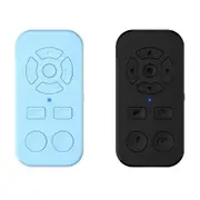 TikTok Scrolling Remote Control for iPhone and Android Smartphones,Bluetooth Page Turner for Kindle App,Camera Photo and Video Clicker for iPhone (2Pack,Black+Blue)