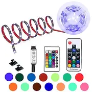 USB Led Strip Lights RGB Color Light Bar 14-95 inch TV Backlight Tit Including 24 Key IR 17 Key RF Controller PC Display Bedroom Game room Home Theater Atmosph