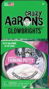 Crazy Aarons Putty 4in Glowbrights Enchanting Unicorn