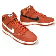 NWT Nike NBA WNBA Nike Dunk High Retro PRM EMB One Game Mens 10 Orange AUTHENTIC