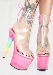 [Pleaser] Magic Dancer Unicorn Platform Heels