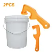 ✨ 2 Pieces Bucket Lid Opener, 5 Gallon Paint Can Opener,Durable & Easy to Use Bu