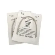 50x lambre de Arco Rectangular Niti Activado Térmicamente para Ortodoncia Dental