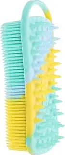 Beavorty Scalp Scrubber Dual Sided Massage Brush for Gentle Cleansing Exfoliating and Itch Relief for Shower and Scalp Health Care