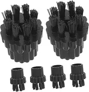 Yardenfun Steam Washer Brush Replacement M8 Brush Head Kit 6 Pack Versatile Mop Parts for Steam Cleaners