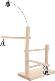 LIGHTAOTAO Parrot Play Stand Durable Bird Perch for Interactive Play Training for Parrots Birds Promotes Exercise Coordination Dimensions