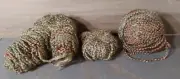 Red Heart Light And Lofty 6 Super Bulky Varigated Skein Green 2 Skeins