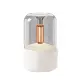 【BeOK】創意燭光香薰加濕器 USB桌面氣氛家用薰香水氧機 白