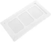 Kisangel 1Set Footprint Picture Frame Kit with Safe Ink Pad Keepsake Handprint Frame for Newborns Present for Showers and Family Memories