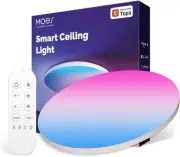 MOES Smart LED Ceiling Light, 2500LM WiFi Flush White
