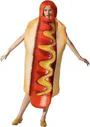 PUIEAUST Hot Dog Costume,Whimsical Family Fun for Halloween & Theme Parties - Versatile Sizes, Irresistible Charm, Create Lasting Memories - Perfect for Role-Playing & Dress-Up
