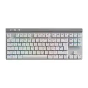Logitech G515 TKL Gaming Mechanical Keyboard, Ultraslim, Lightspeed, White